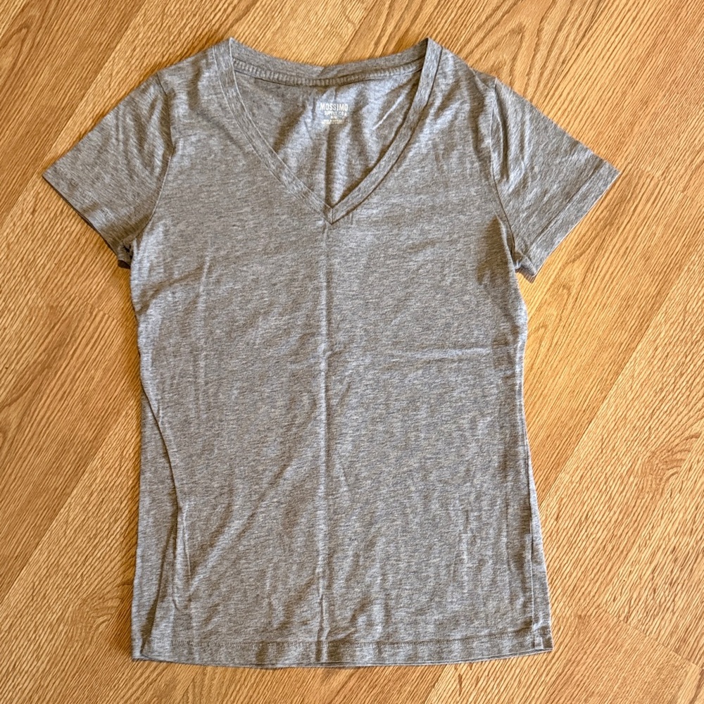 Classic V-Neck Tee Heather Gray from Target 🎯